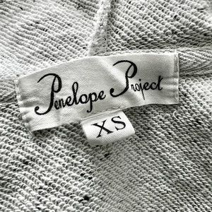 Penelope Project Long knee-length hooded sweater